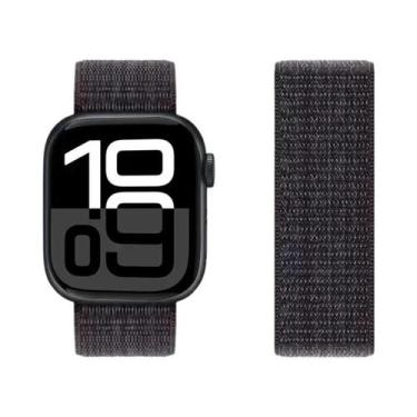 Imagem de Pulseira De Nylon Para Apple Watch 44mm 40mm 45mm 41mm 42mm 38/45mm Br