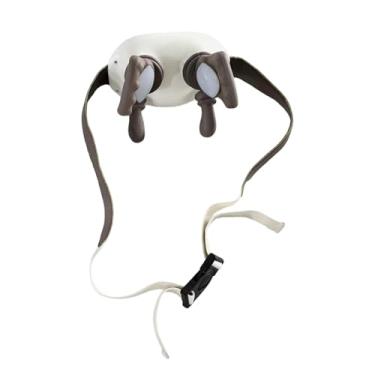 Imagem de Ysyqkn Massageador de pescoço com aquecimento, máquina de massagem shiatsu recarregável e portátil, presente multifuncional para mãe e pai, massagem profunda