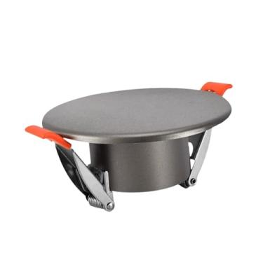 Imagem de Generic Tampa de Orifício na Parede, Acabamento para Orifício de Luminária Embutida, e de Fácil Instalação, Tampa Decorativa, Painel de Acesso, Cinza