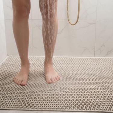 Imagem de Tapete Antiderrapante 120m Bege Banheiro cozinha Rampas piscina (1.20M X 1.1.00M)