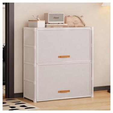 Imagem de SPXMQSS Sapateira, armário de armazenamento de sapatos de 3/5/7/9 níveis com porta, prateleira de sapateira de pé livre, resistente, economiza espaço, fácil de montar para armário, entrada, corredor