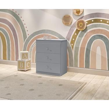 Imagem de Cômoda Catatau New 3 Gavetas - JM3 Moveis (Cinza)