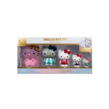 Imagem de 5 Bonecas Hello Kitty Coleção Especial De 50 Anos