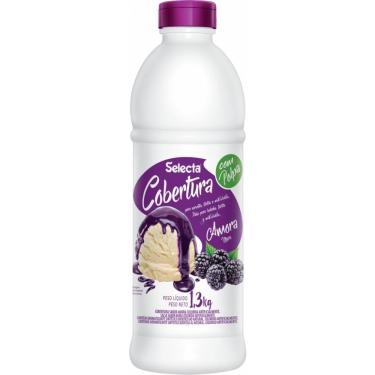 Imagem de Cobertura Concentrado De Sorvete E Sobremesas Selecta 1,3kg - Amora Com Poupa