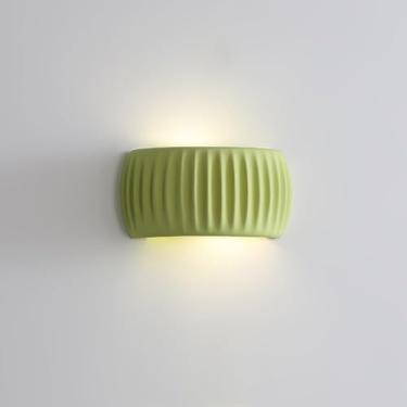 Imagem de Luminária de parede LED interna com interruptor, carregador sem fio, conectores USB, ajustável, com porta sem fio Qi, 5W, para leitura, com foco de parede giratório, 3000K, vermelha.