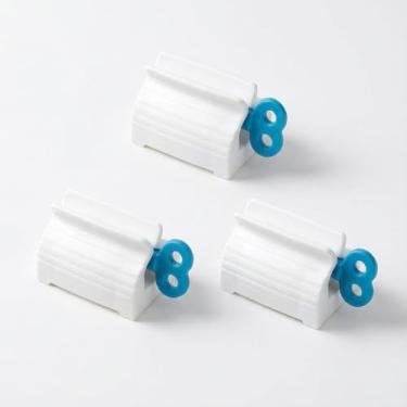 Imagem de Espremedor de pasta de dente, pacote com 3, espremedor de plástico para pasta de dente, creme e loção