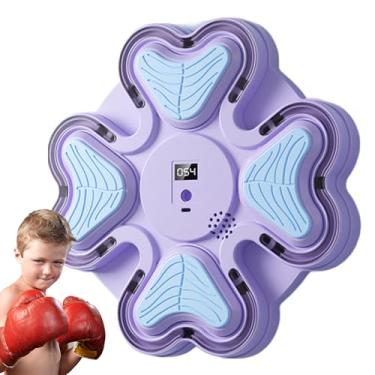Imagem de Máquina de Socos,Alvo Inteligente para Treino,Máquina de Boxe para Socos | para Crianças e Adultos, Treino de Reação, Exercício de Fitness, Ginásio em Casa e Escritório