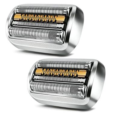 Imagem de Acessórios de substituição de cabeça de barbear 94M Series 9 compatíveis com barbeadores elétricos Braun Series 9: 9290cc, 9291cc, 9370cc, 9376cc, 9293s, 9260s, 9295cc, 9385cc (Silver02)