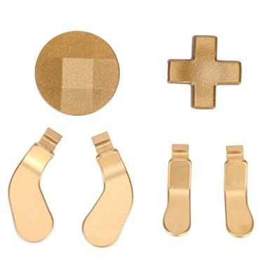 Imagem de Pás de controlador Grcfumo 4pcs, pá de gatilho D Pads, pá de gatilho de aço inoxidável para compatibilidade com vários modelos de controlador