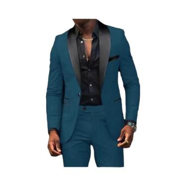 Imagem de Terno Slim Fit Masculino Para Casamento, Formatura E Eventos Formais, 