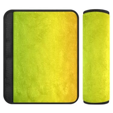 Imagem de Joitme Arco-íris gradiente dois pacotes com enchimento de cinto de segurança, capas de alça de assento de carro finas, adequadas para vários usos, ombreiras para mochilas