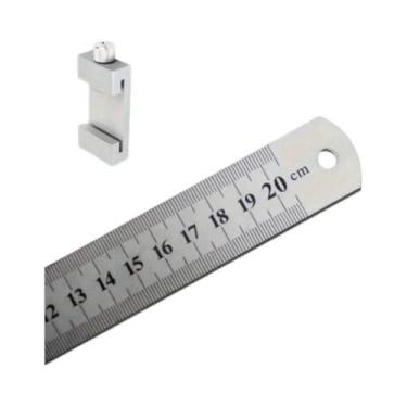 Imagem de Goniômetro Ajustável De Aço Carbono Para Marcação E Medição, Régua De 