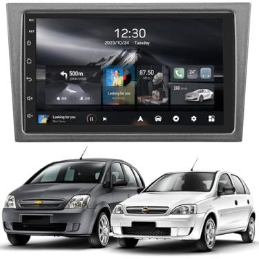 Imagem de Multimídia Adak 7P Corsa 2002 a 2012 Montana 2003 a 2012 Meriva 2002 a 2012 Vectra 2006 a 2012 2+64GB Quadcore Carplay Android Auto Gps