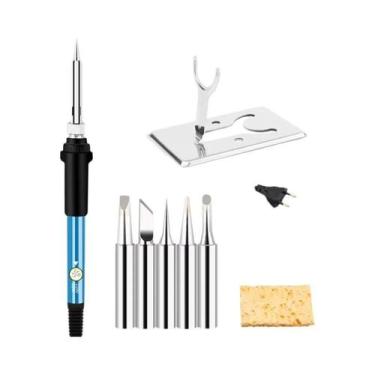 Imagem de Ferro De Solda Elétrico Ajustável De 60W Com Plugue EU/US/UK, Ferramen