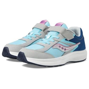 Imagem de Saucony Unissex-Criança Casual Flexível, Azul-marinho/azul-claro, 5.5 Little Kid