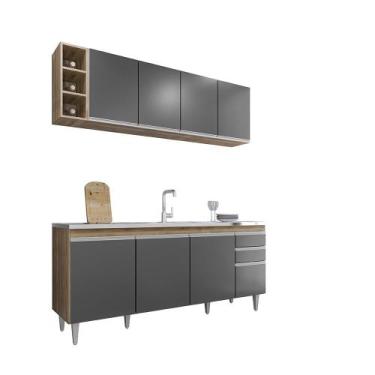 Imagem de Balcão Gabinete Para Pia 180cm 4 Portas Ágatha - SSX Multicoisas - Mad