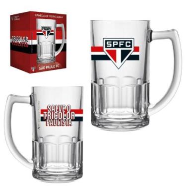 Imagem de Caneca de Vidro Bristol São Paulo para Chopp 340ml - ALLMIX