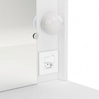 Imagem de Penteadeira Camarim com Espelho 7 Gavetas Las Vegas Politorno Branco