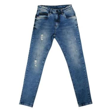 Imagem de Calça Masculina Skinny Used - Corrente, 42
