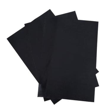 Imagem de Pssopp Conjunto de 3 Remendos de Reparo de PVC, 3 Cores para Reparo de Brinquedo de Piscina de Caiaque de Barco Inflável (BLACK)