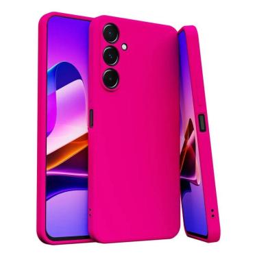 Imagem de Capa Capinha Para Galaxy S23 Silicone Aveludado Com Rosa-Pi