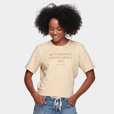 Imagem de Camiseta Colcci Jeans Casual Feminina-Feminino