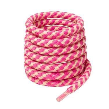 Imagem de Par Cadarço Roliço Algodão Poliéster 120cm - Cordões Nova Cor, Rosa ch