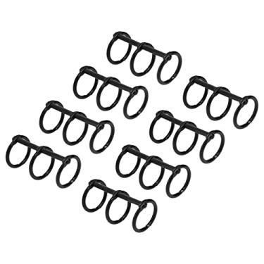 Imagem de Generic Anéis de Encadernação de Metal Brilhante Dobrável 3 Buracos Diy Mão Notebook Folhas Soltas Anéis de Ligação para álbum de Fotos Teste Armazenamento de Papel Dentro de Páginas (Preto)