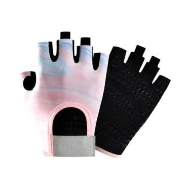 Imagem de Luvas De Academia Unissex Respiráveis E Antiderrapantes Com Alça Ajust