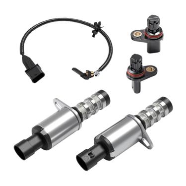 Imagem de JAVOUKA Solenoide VVT de sincronização de válvula variável de motor de admissão e escape com sensor de posição da cambota e eixo de cames, para Chevrolet Cruze Limited Sonic, 2011-2018, L4 1.8L, 918