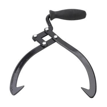 Imagem de TOPINCN Pinças para Toras, Gancho de Elevação de Toras de 10 Polegadas, Pinça de Derrapagem de Madeira de Aço, Capacidade de Carga de 200kg, Elevação para Jardinagem Em Madeira