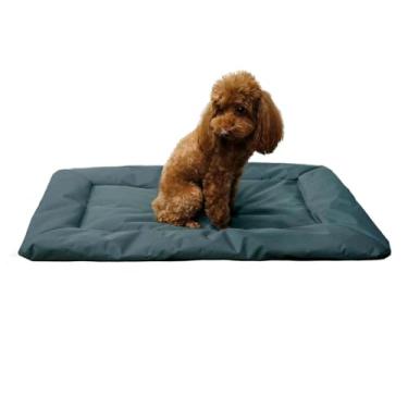 Imagem de Camas para cães Colchão canil Acampamento de dormir animais estimação dobrável Tecido Oxford 600D Raspado- Tapete Design portátil Retenção calor Ideal médios e pequenos