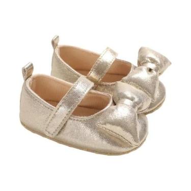 Imagem de Sapatos Casuais De Pelúcia Para Bebês Recém-Nascidos Com Laço, Confort