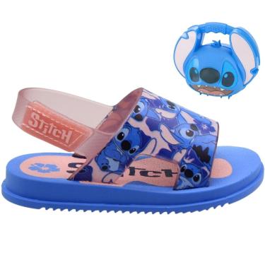Imagem de Sandália Infantil Grendene Kids Stitch Hora do Lanche Menina Com Lancheira