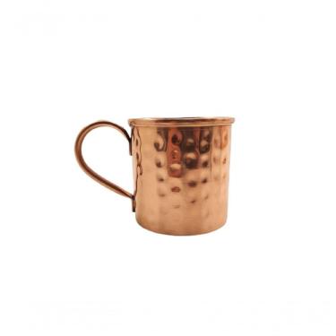 Imagem de Caneca Martelada Moscow Mule Drinks Cobre Alça Bronze 350Ml
