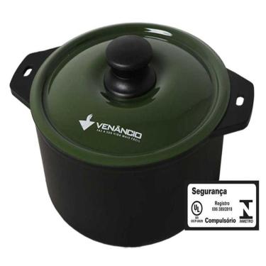 Imagem de Panela De Ferro Fundido Tampa Verde 320x156 Met. Met. Venâncio