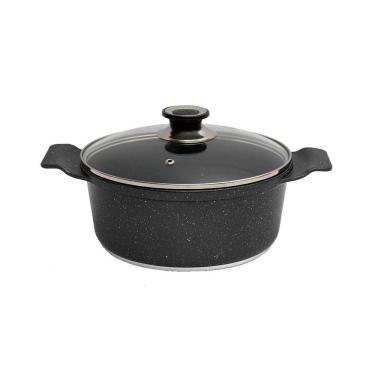 Imagem de Caçarola Panela Granito Antiaderente Gourmet Javali Aa 24cm