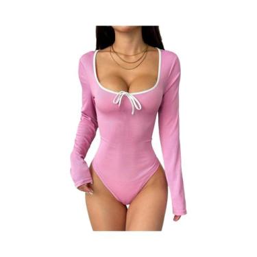 Imagem de Meias-calças Elegantes E Versáteis De Manga Longa Para Mulheres, Estil