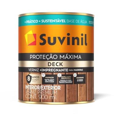 Imagem de Verniz Água Proteção Máxima Deck Acetinado Natural 900ML - SUVINIL