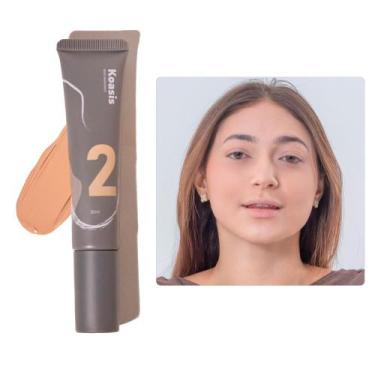 Imagem de Base Líquida Matte Longa Duração Cobertura Média a Alta KFF001 - Koasi