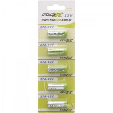 Imagem de Pilha Alcalina 12V 27A (Com5 Pilhas) FlexCAR / 5