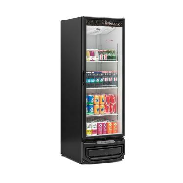 Imagem de Expositor De Bebidas Porta De Vidro Grv57 Gelopar Refrigerador Vertical 570 Litros Preto 110v