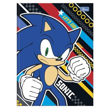 Imagem de Caderno Universitário Tilibra Sonic Brochura Capa Dura 80 Folhas