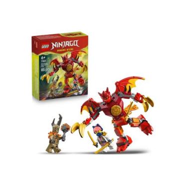 Imagem de Lego Ninjago Batalha do Mech Dragão do Kai 71851 - 85 Peças Cor:VERDE,
