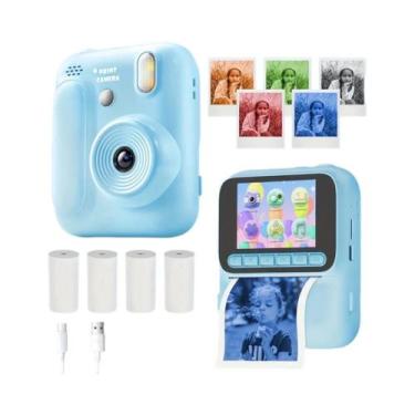 Imagem de Câmera Térmica 1080P Para Crianças Com 32GB, Câmera Instantânea Colori