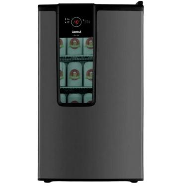 Imagem de Cervejeira Consul 82L Display Na Porta Controle de Temperatura Titanium 220V