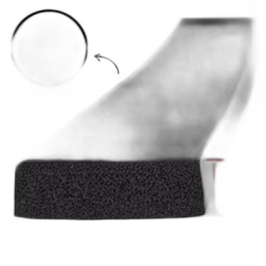 Imagem de Espuma Fita Adesiva Eva Borracha Vedação E=4Mmx10 Mts Preta - Leolud