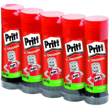 Imagem de Cola Bastão 40 Gramas Caixa com 5 Unidades - PRITT