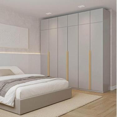 Imagem de Guarda-Roupa Modulado 6 Peças 12 Portas Jade CabeCasa MadeiraMadeira C