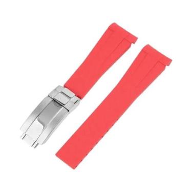 Imagem de Pulseira De Borracha À Prova d'Água De 20mm Para Rolex Série Ghost Day